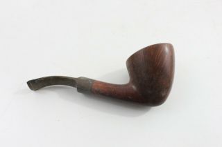 Vintage Danish Sovereign Made In Denmark Estate Pipe Smoking Woodgrain - A6