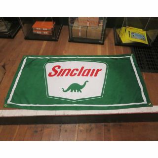 Sinclair Oil Flag Banner Sign Garage Mancave Hotrod Nascar Ford Chevy Mustang V8