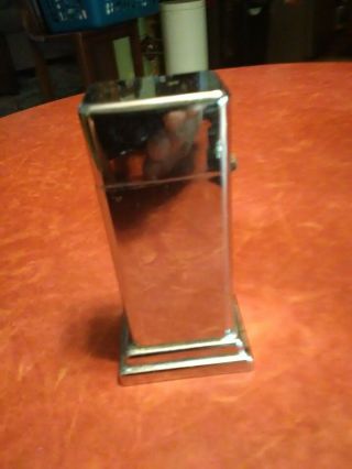 Vintage Zippo Polished Chrome Table Lighter Pat.  2032695