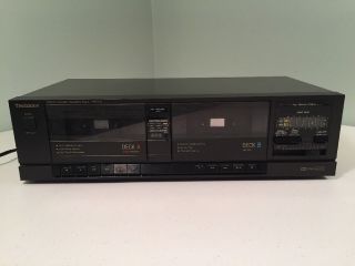 Vintage Vtg Technics Rs - T16 Stereo Double Cassette Deck Player Recorder Audio