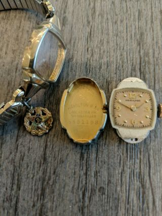 Vintage Ladies Hamilton Watch w10k gold filled 2