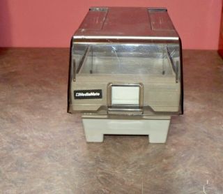 Vintage Media Mate 3.  5” Floppy Disk Storage Case Holder,  Diskette Tray