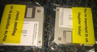 Microsoft Windows Software Development Kit Version 3.  1 3.  5 " Floppies