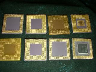 Ceramic Gold Cpu Chip Assortment - Gold Reclaim Or Recovery - 5 Ounces