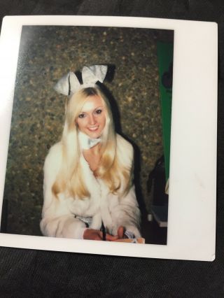 Vtg 70’s Kodak Snapshot Playboy Pretty Bunny Club Blonde Risque Girlie Pinup