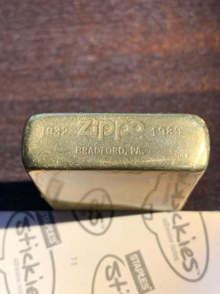 Ultra rare Zippo Lucky Strike BRASS lighter 3