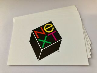 Vintage Next Computer Logo Postcards -