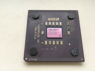 Amd Athlon A1000amt3c,  1.  0ghz,  Vintage Cpu,  Gold