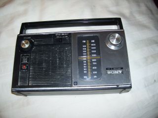Vintage Sony Am /fm Radio Model Icf - 7270w