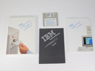 Vtg Ibm Personal System/2 Model 50/60 Quick Reference Diskette Computer Floppy