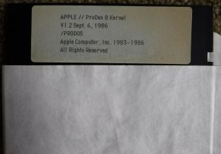 Apple Ii Prodos 8 Kernel V 1.  2 Sept.  6,  1986 /prodos For Apple (c) 1983 - 1986