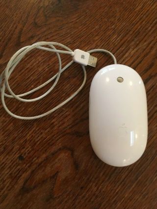 Vintage Apple Wired Usb Optical Mouse Model Number A1152