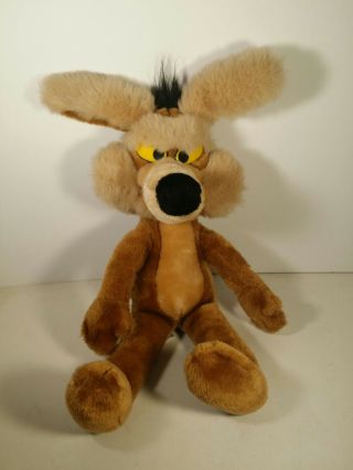 Vintage 24k Special Effects Wile E.  Coyote 30 " Plush 1993 Warner.