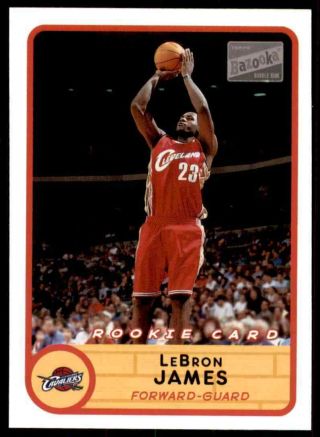 2003 - 04 Topps Bazooka Lebron James Rc Lakers 223 Nm,