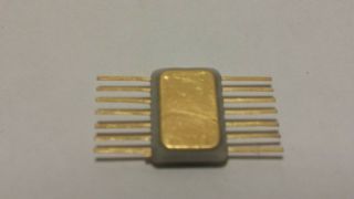 Old russian USSR high yield gold CPU microchip IC 3
