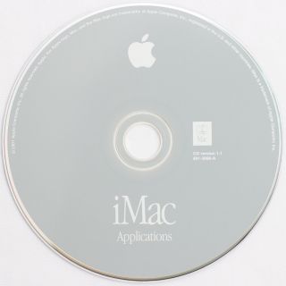 Apple Imac G3 ‘applications’ Games Companion Disc Z691 - 3098 - A
