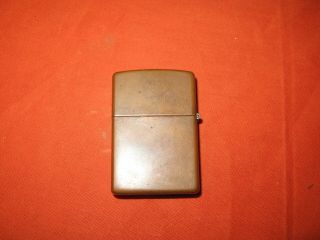Vintage Zippo Copper Lighter E 03 In