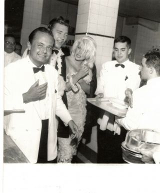 Jayne Mansfield In Carnival - 3,  Rio Brazil Vintage Press Photo.  1960