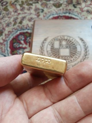 Very rare 1994 Zippo Solid Brass Uncle Sam lighter 3
