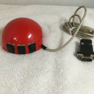 Rare Computer Red Mouse Bell Labs At&t Unix Blit Terminal Depraz Tomato Ladybug