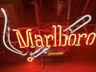 Vintage Marlboro Cigarettes Neon Sign 1997