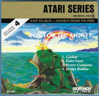 Atari 800 / Xl / Xe / Xegs / Disk / Keypunch Software / Run For The Money