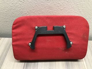 Vintage Cannondale Hard Pouch Bag Red Black Zippered 2