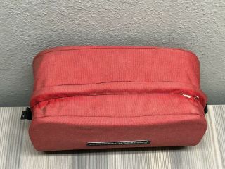 Vintage Cannondale Hard Pouch Bag Red Black Zippered 3