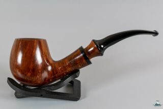 Radford ' s Pipe Of The Year 1993 Smooth Bent Apple Straight Grain 9mm 2
