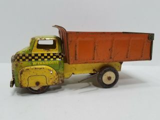 Vintage Wyandotte Pressed Steel Toy Dump Truck