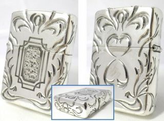5 Sides Deep Etched Arabesque Zippo Armor 2003 Fired Rare $52020513