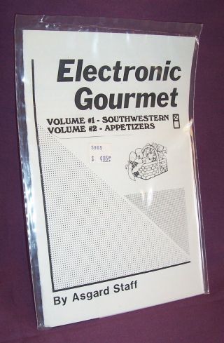 Ti - 99/4a Ti99 Disk Electronic Gourmet Vol.  2 Asgard Staff Software