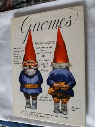Vintage 1976 - Gnomes Illustrated By Rien Poortvliet,  Text By Wil Huygen,  Hb Dj