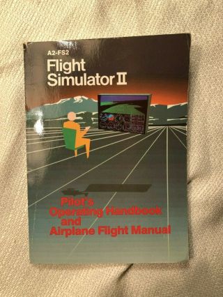 Vintage Flight Simulator Ii By Sublogic For Apple Ii (a2 - Fs2)
