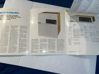 1979 AMPEX ampex minicomputers ALTERNATIVES TO DATA GENERAL NOVA LINE 3