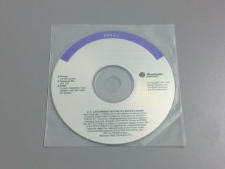 Silicon Graphics Sgi Irix 5.  2 Installation Cd - Rom Disc 812 - 0119 - 005 March 1994