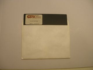 Outlaw And Howitzer Disk By Apx For Atari 400/800
