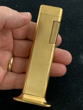 Vintage Gold Plated Dunhill Tallboy Butane Lighter