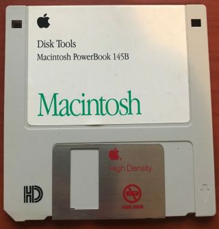 Apple Macintosh Powerbook 145b Disk Tools Floppy
