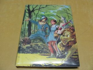 Vintage " The Wizard Of Oz ",  Color Illustrations,  Baum,  Copeland.  Jr.  Library Ed