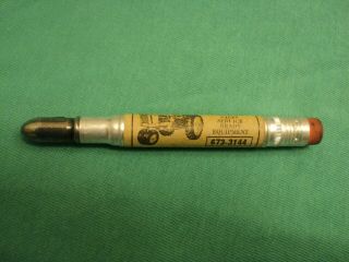 Vintage 1940 ' s Bullet Pencil John Deere Knoop Equipment Kenton,  Ohio 2