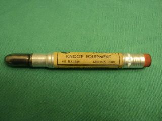 Vintage 1940 ' s Bullet Pencil John Deere Knoop Equipment Kenton,  Ohio 3