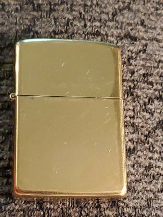 Zippo 1932 - 1988 Solid Brass Vintage Lighter Usa