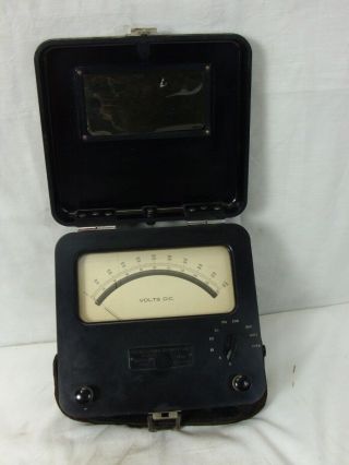 Vintage Weston Electrical Instrument Corp Dc Voltmeter Model 622