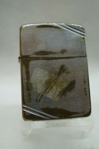 Rare Vintage 1930,  S Zippo Lighter Hinge,  Brass Showing,  Broken Cam Sprin