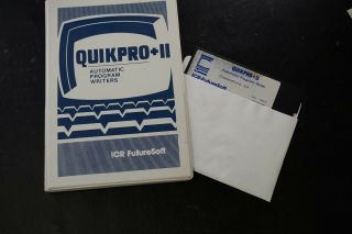 Quikpro,  Ii Automatic Program Writer Commodore 64 5.  25 Media