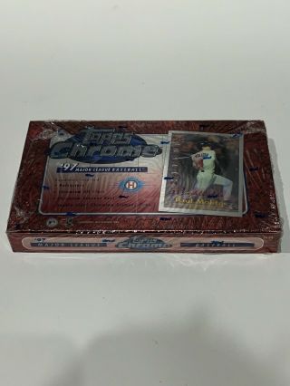 1997 Topps Chrome Mlb Baseball Hobby Box Factory 24 Packs