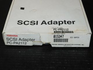 NOS Vintage Toshiba PC - PA2112 SCSI Adapter Computer PC Connector Cable Part 2