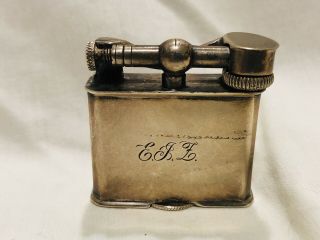 Vintage Sterling Silver Lift Arm Lighter - Mexico 1940 