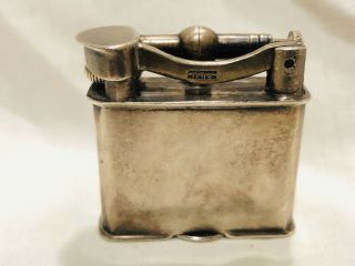 Vintage Sterling Silver Lift Arm Lighter - Mexico 1940 ' s E.  J.  L.  Initials 61.  92 G 2